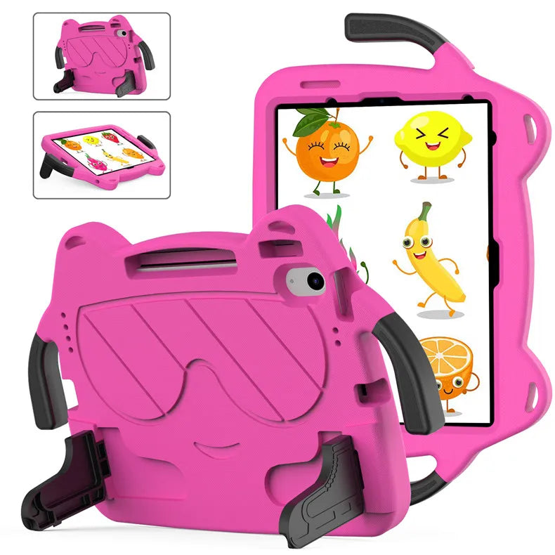 EVA Case for iPad 10.2 10.5 Air 3 10.9 Air 4 5 Pro 11 Kids Safe Cover For iPad 10.9 2022 Kickstand Shockproof With Pencil Holder