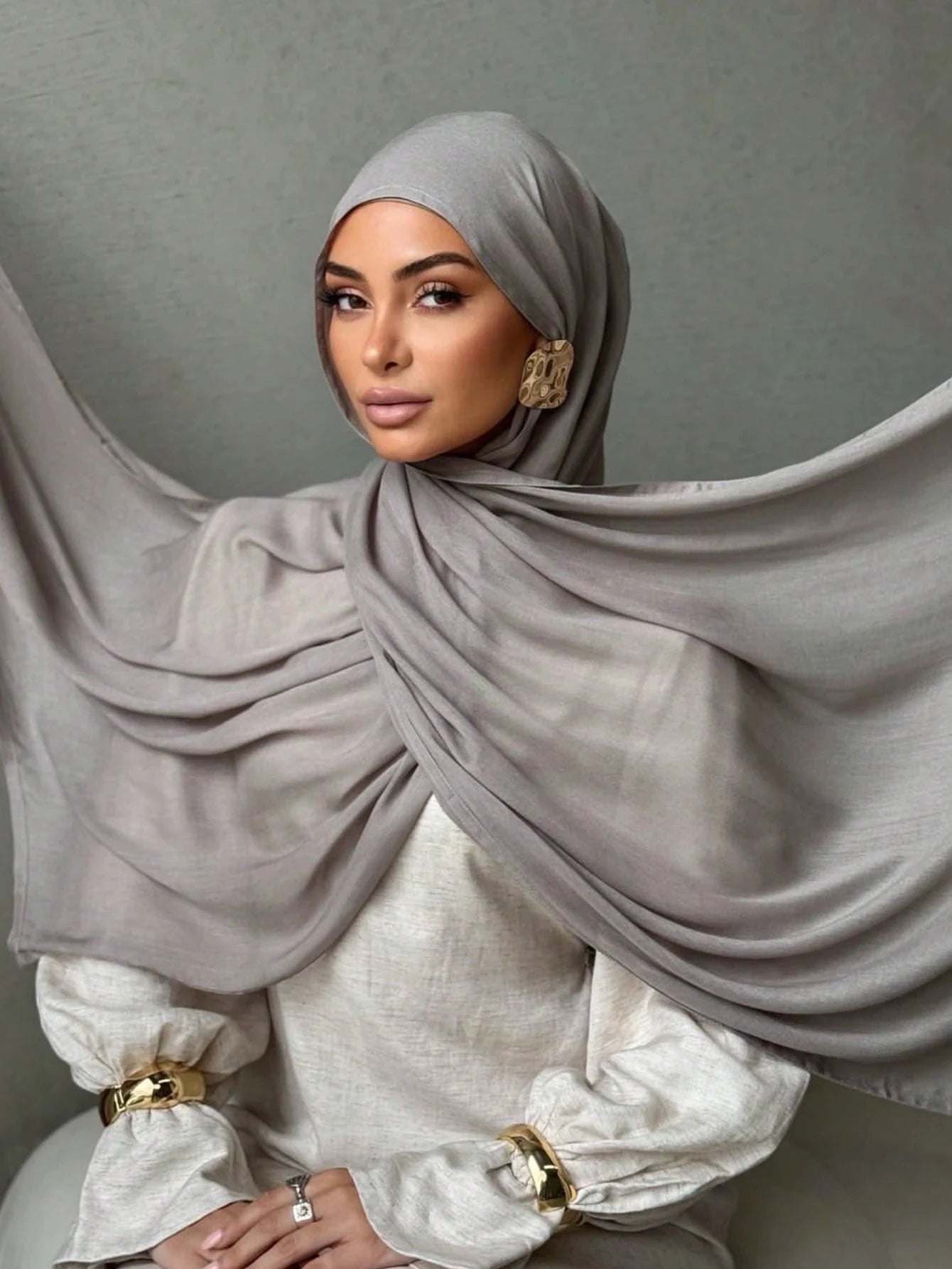 70*180cm Women Plain Solid Color Rayon Cotton Modal Hijab Scarf Lady High Quality Wraps Shawls Muslim Headband Islamic Scarves