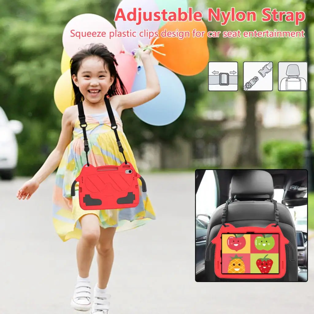 EVA Case for iPad 10.2 10.5 Air 3 10.9 Air 4 5 Pro 11 Kids Safe Cover For iPad 10.9 2022 Kickstand Shockproof With Pencil Holder