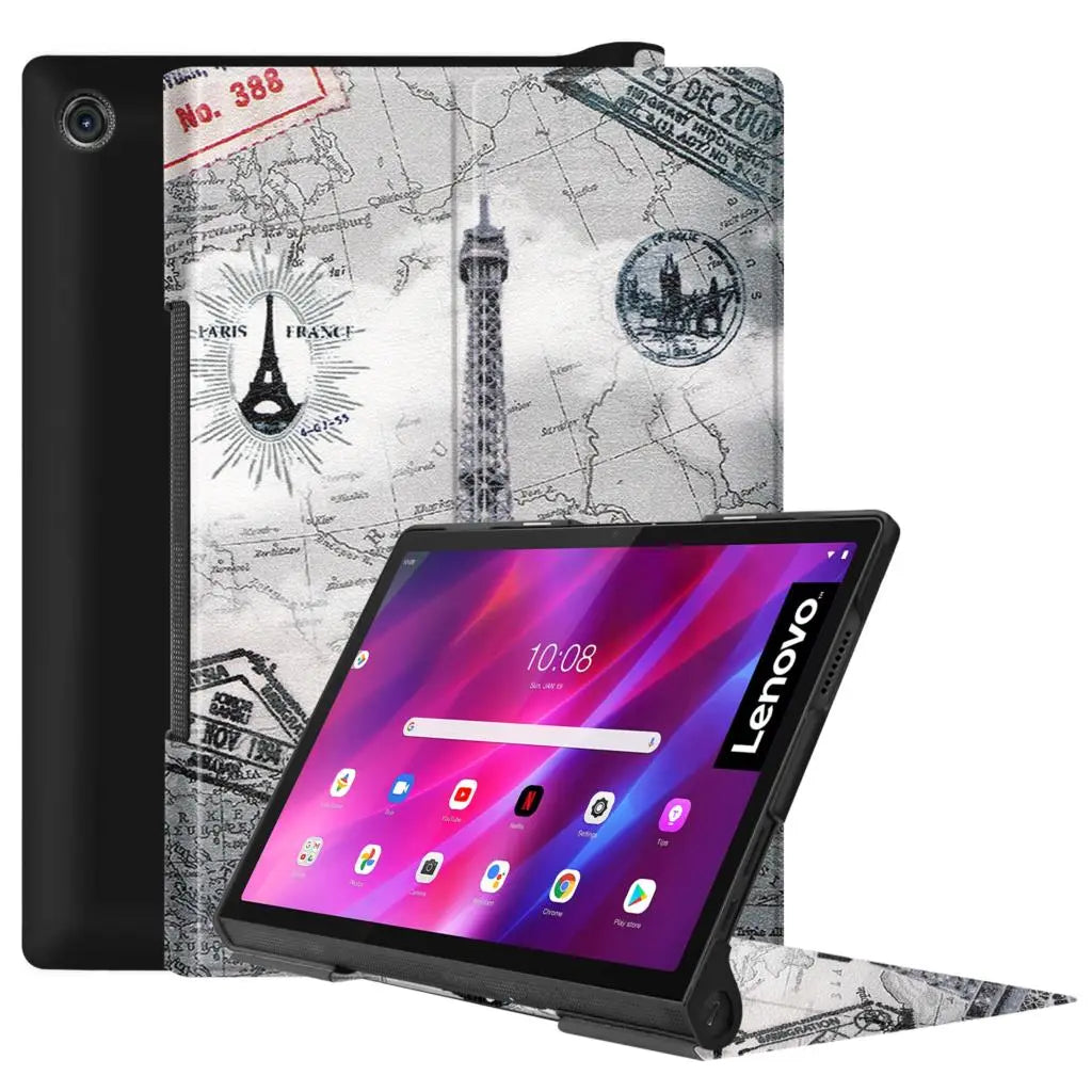 Luxury PU Leather Case For Lenovo Yoga Tab 13 11 YT-K606F YT-J706F 2021 Yoga Smart Tab  10.1 2019 YT-X705F YT-X705X Stand Cover