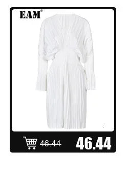 [EAM] High Elastic Waist Linen Dot Embroidery Wide Leg Long Pants New Trousers Women Fashion Tide Spring Autumn 2025 1DJ1548