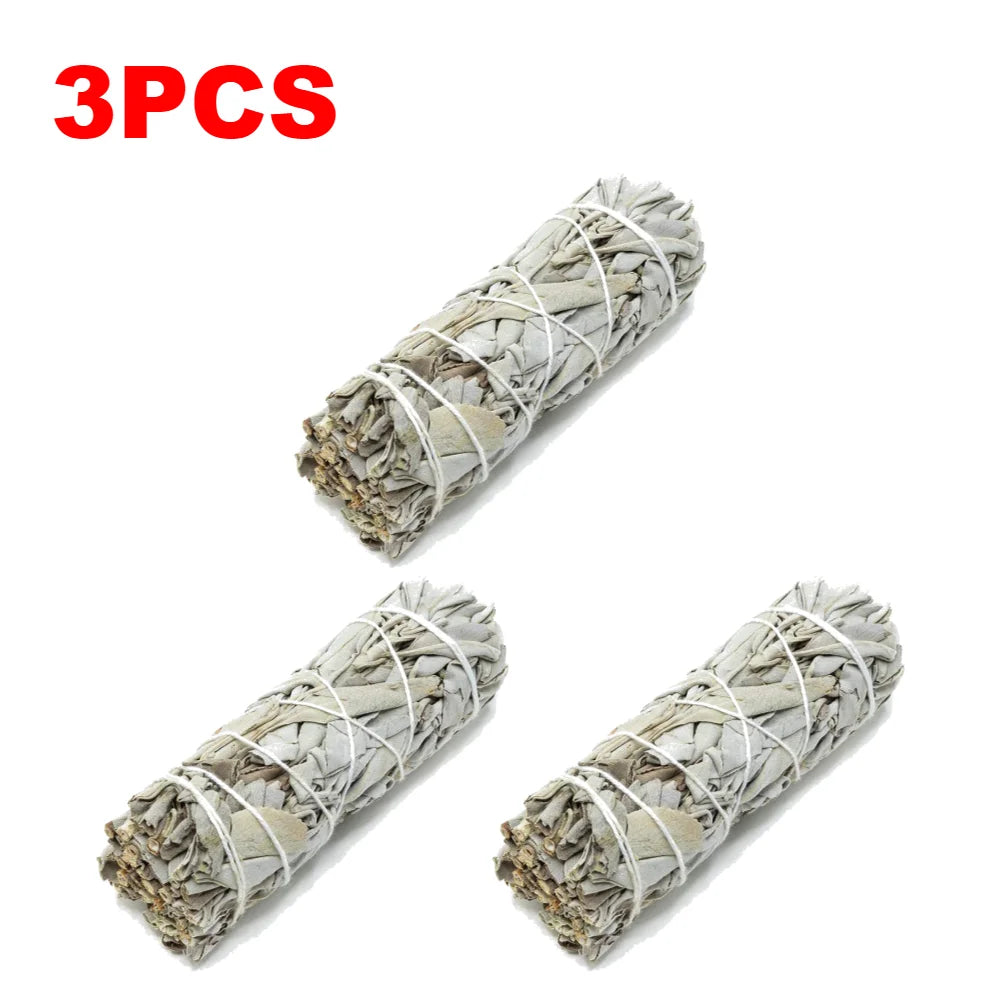 Incense White Sage Bundle Smudge Sticks Home Purification Pure Leaf Purification Meditation Home Cleansing Burning Aromatherapy