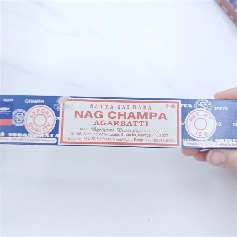 India Sticks Incense WhiteSage Sandalwood Incense Bedroom Toilet Eliminate Negative Energy Cense Home Fragrance NAG Champa Satya