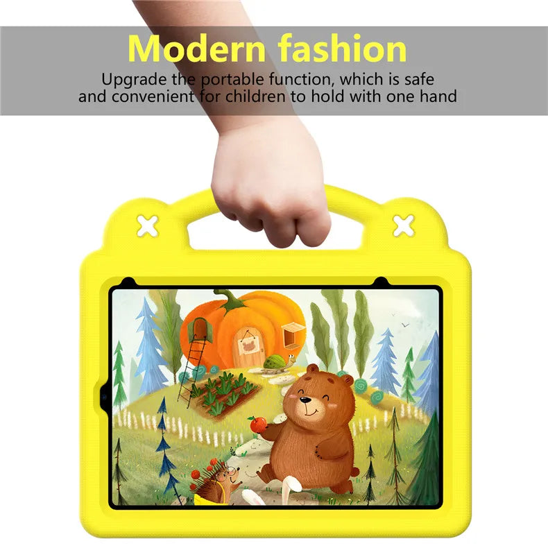 EVA Bear Stand Case For iPad 10th Air 4 5 10.9 Pro 11 10.5 9.7 2017 2018 Air 3 2 1 10.2 7-8-9th Kids Cover For Mini 1 2 3 4 5 6