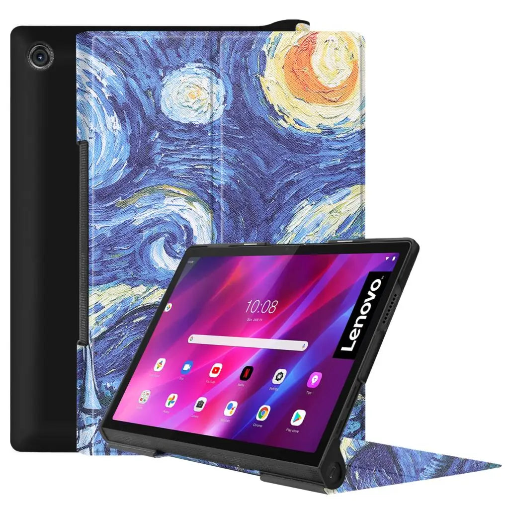 Luxury PU Leather Case For Lenovo Yoga Tab 13 11 YT-K606F YT-J706F 2021 Yoga Smart Tab  10.1 2019 YT-X705F YT-X705X Stand Cover