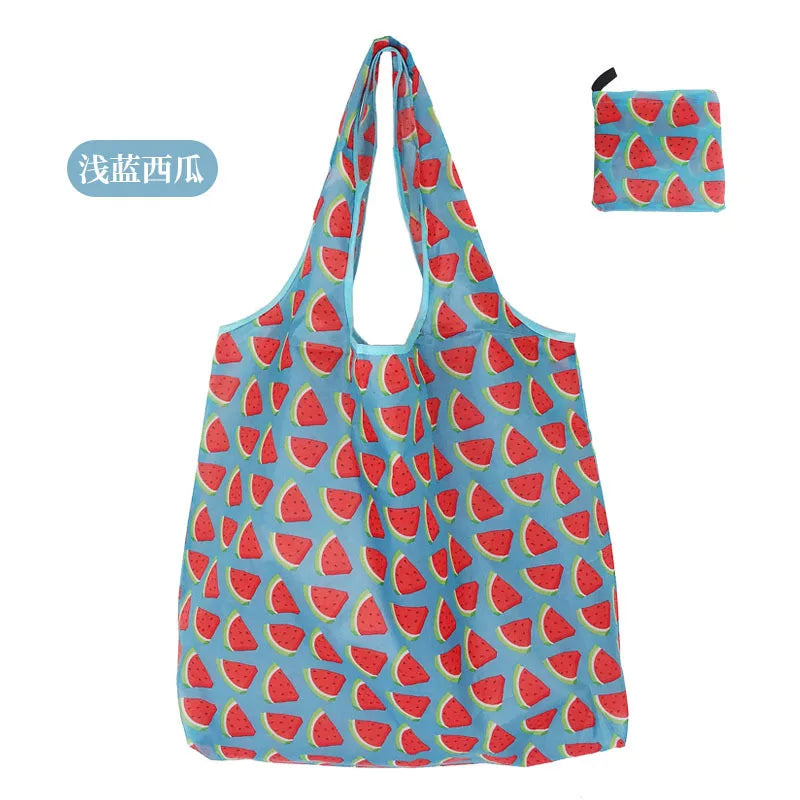 Large Shopping Bag Reusable Eco Bag Grocery Package Beach Toy Storage Bags Shoulder Shopping Pouch Foldable Tote Pouch Package