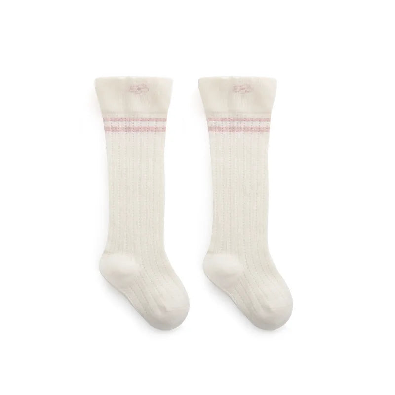 Summer Lovely Baby Socks Thin Newborn Over-Knee Long Tube Cotton Stockings Infant Anti-mosquito Socks