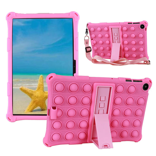 Kids Funda Cover For Huawei MatePad SE 10.4 2022 Soft Silicone Stand Tablet Case Shockproof With Adjustable Shoulder Strap Capa