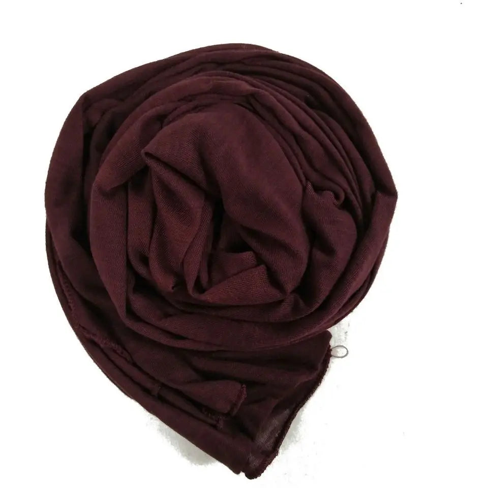 Hot Double Loop Jersey Hijabs Instant Hijab Scarf Women Muslim Headscarf Cotton Shawls Islamic Bandana Turbans for Women Turban