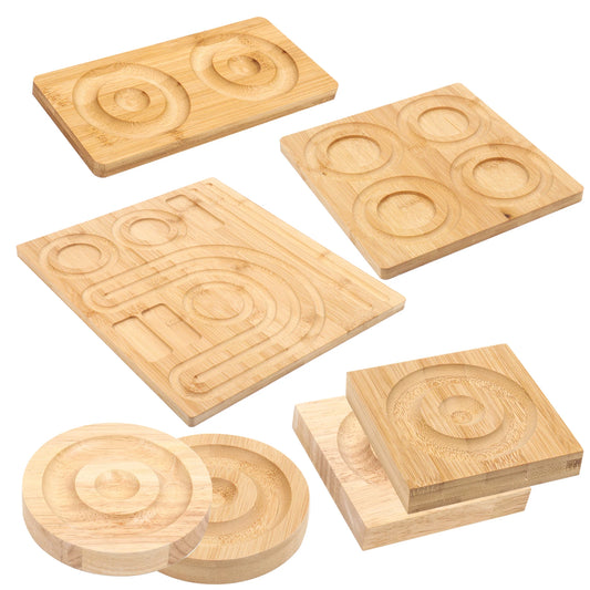 1PCS AAA Bamboo Bead Board Wood Jewelry Making Measuring Tool for DIY Bracelet Necklace Accessories Finding Organizer Tray Craft