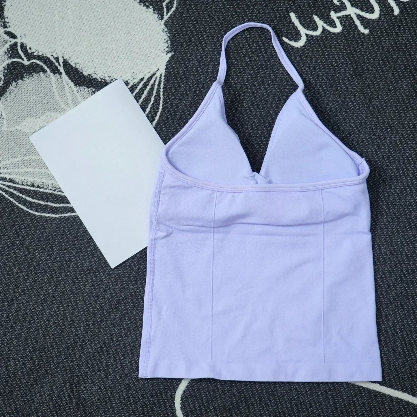 Four Seasons New Gym Fashion Yoga Gym Clothing Hip Pants Neck Bra Comfortable Dopamine Pilates Set