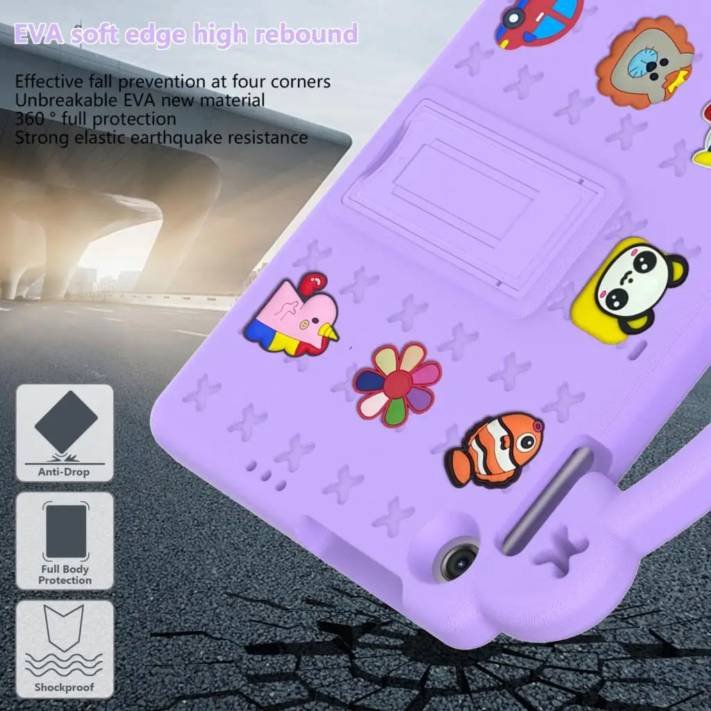 EVA Stand Case For Huawei MatePad SE 10.4 10.1 M6 M5 Lite 8.4 Pro 10.8 T10 T10S Shockproof Kids DIY Cover For Honor Pad X8 Lite