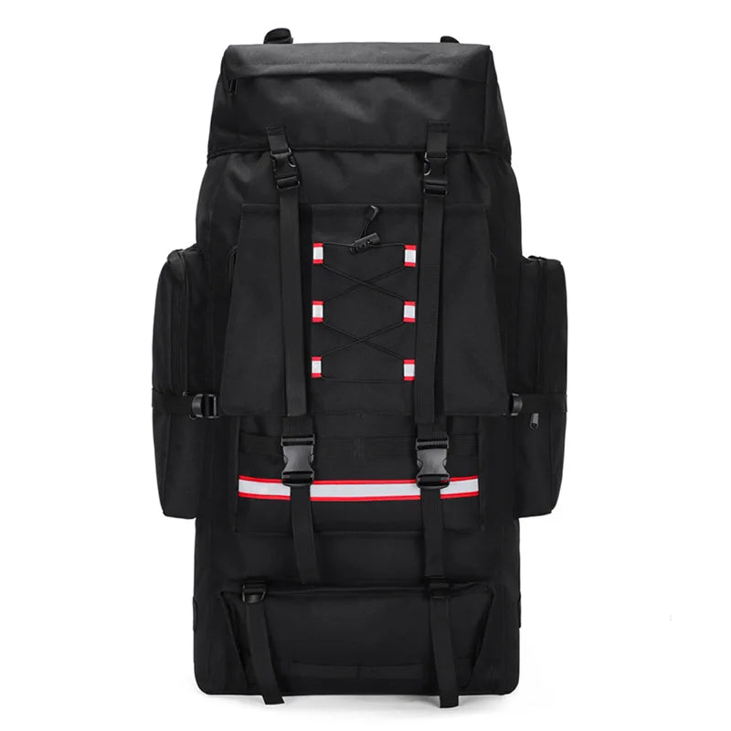 130L Hiking Camping Backpack Travel Large Luggage Bag Men Trekking Outdoor Sports Pack Molle Trekking Rucksack For Men Big Bag