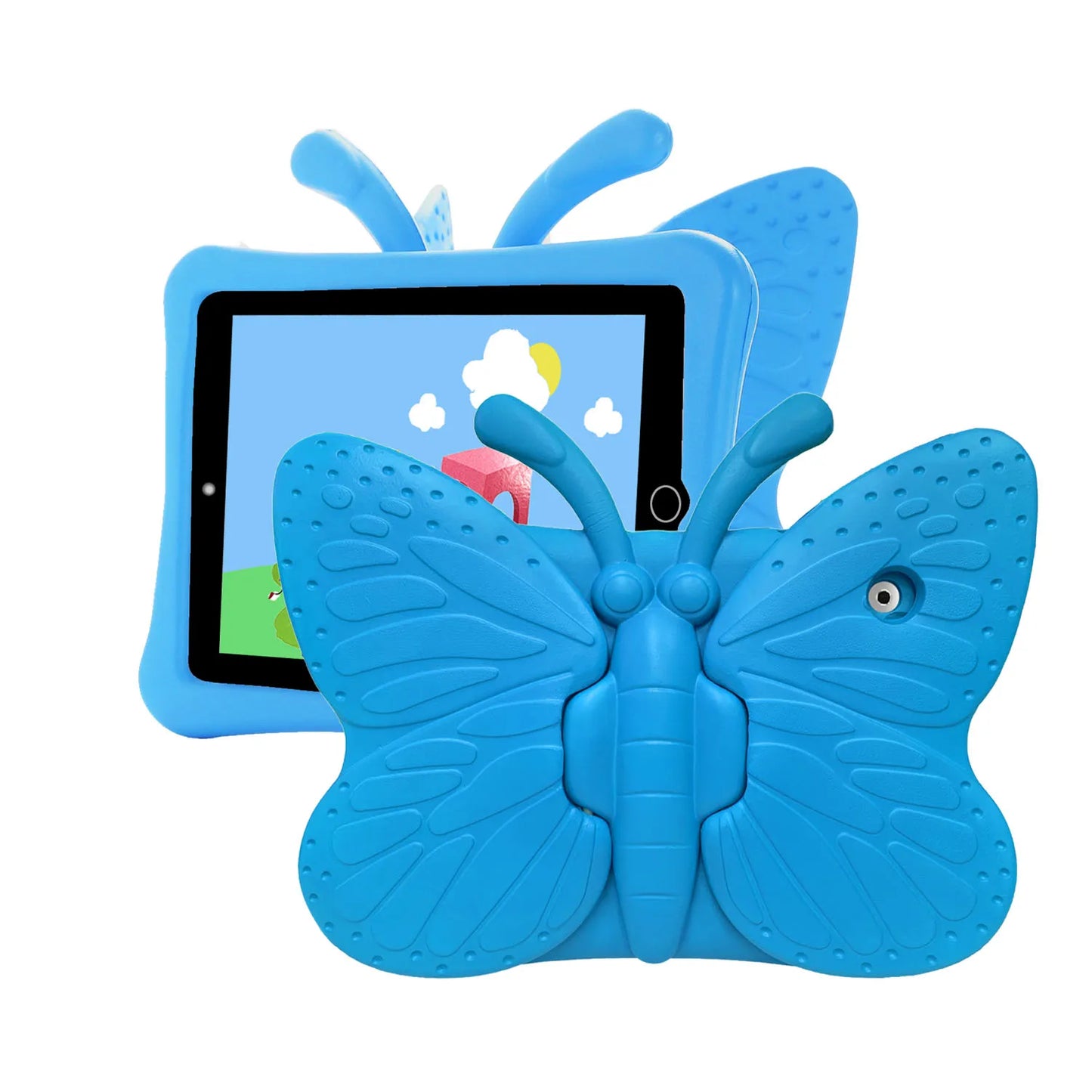 Cute 3D Butterfly Case For iPad 10.2 7th 8th 9th Air 3 2 1 Pro10.5 9.7 2017 2018 Kids EVA Cover for iPad 2 3 4 Mini 6 5 4 3 2 1