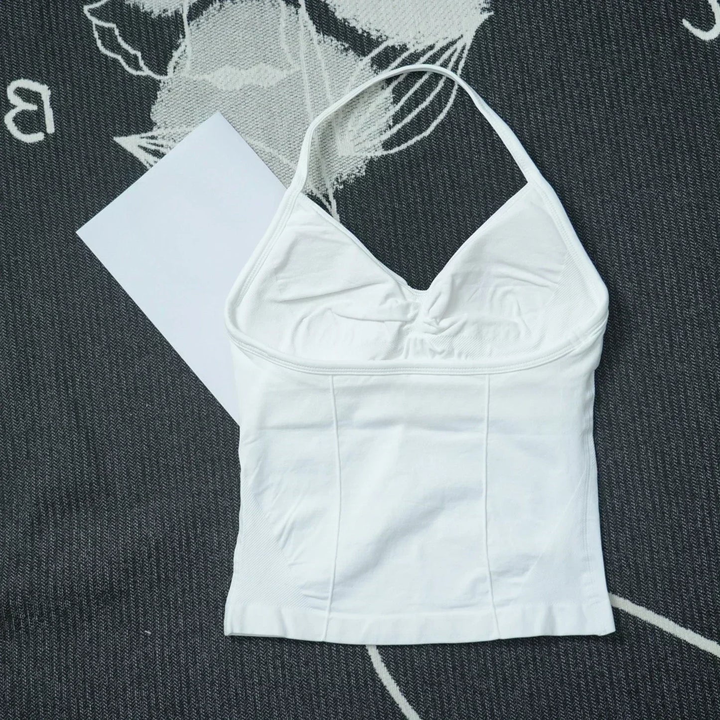 Four Seasons New Gym Fashion Yoga Gym Clothing Hip Pants Neck Bra Comfortable Dopamine Pilates Set