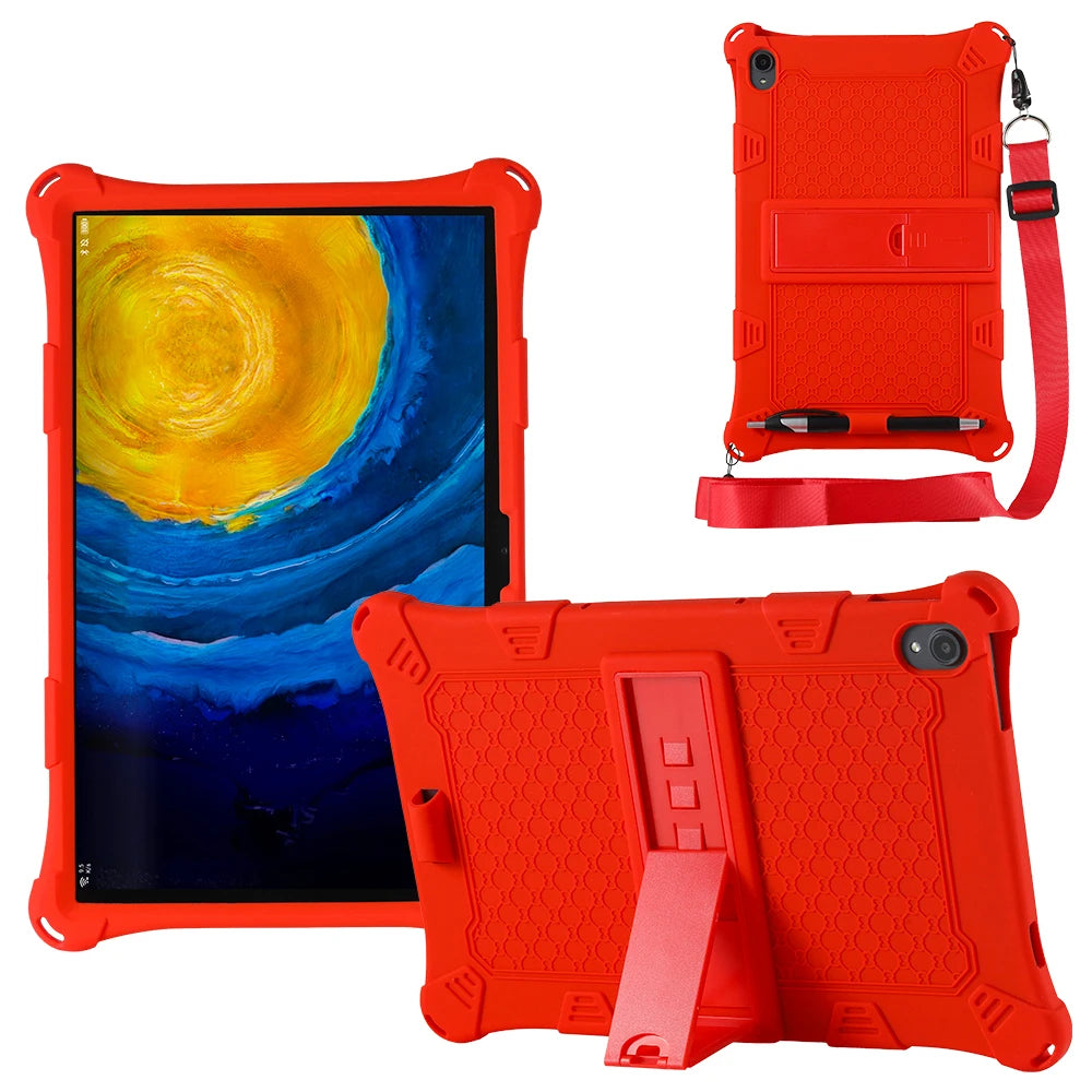 Silicone Case For Lenovo Tab P11 Xiaoxin Pad 11 2021 TB-J606F Pro 2020 J706F M10 Gen2 X306F Plus X606F Cover For M8 8505F 8705F