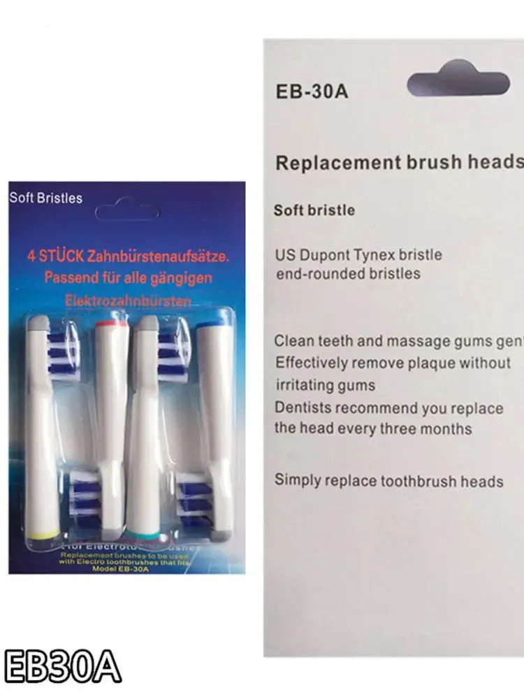 20pcs For Oral-B Trizone Toothbrush Heads, Replacement Refills for Electric Toothbrush, Bristles Sweep in-Between Teeth