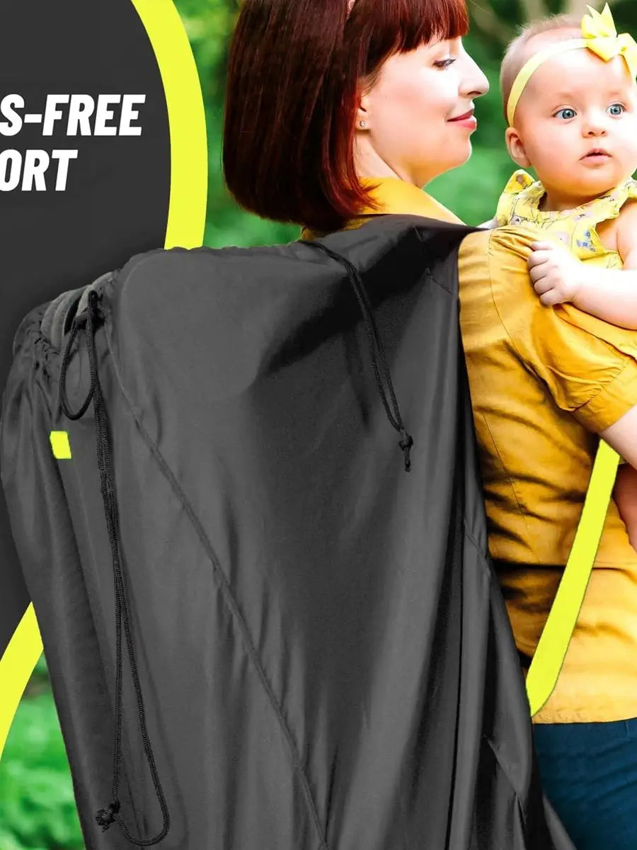 420D Oxford Large Car Seat Bag For Airplane Travel Baby Stroller Dust Cover Infant Carrier Storage Bag With Shoulder Strap