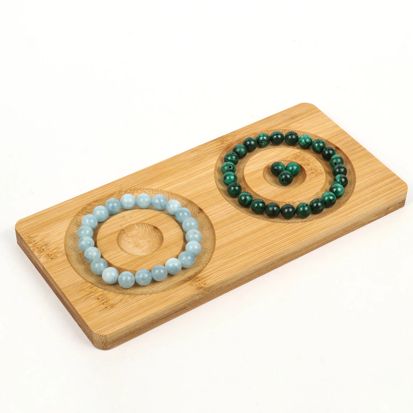 1PCS AAA Bamboo Bead Board Wood Jewelry Making Measuring Tool for DIY Bracelet Necklace Accessories Finding Organizer Tray Craft