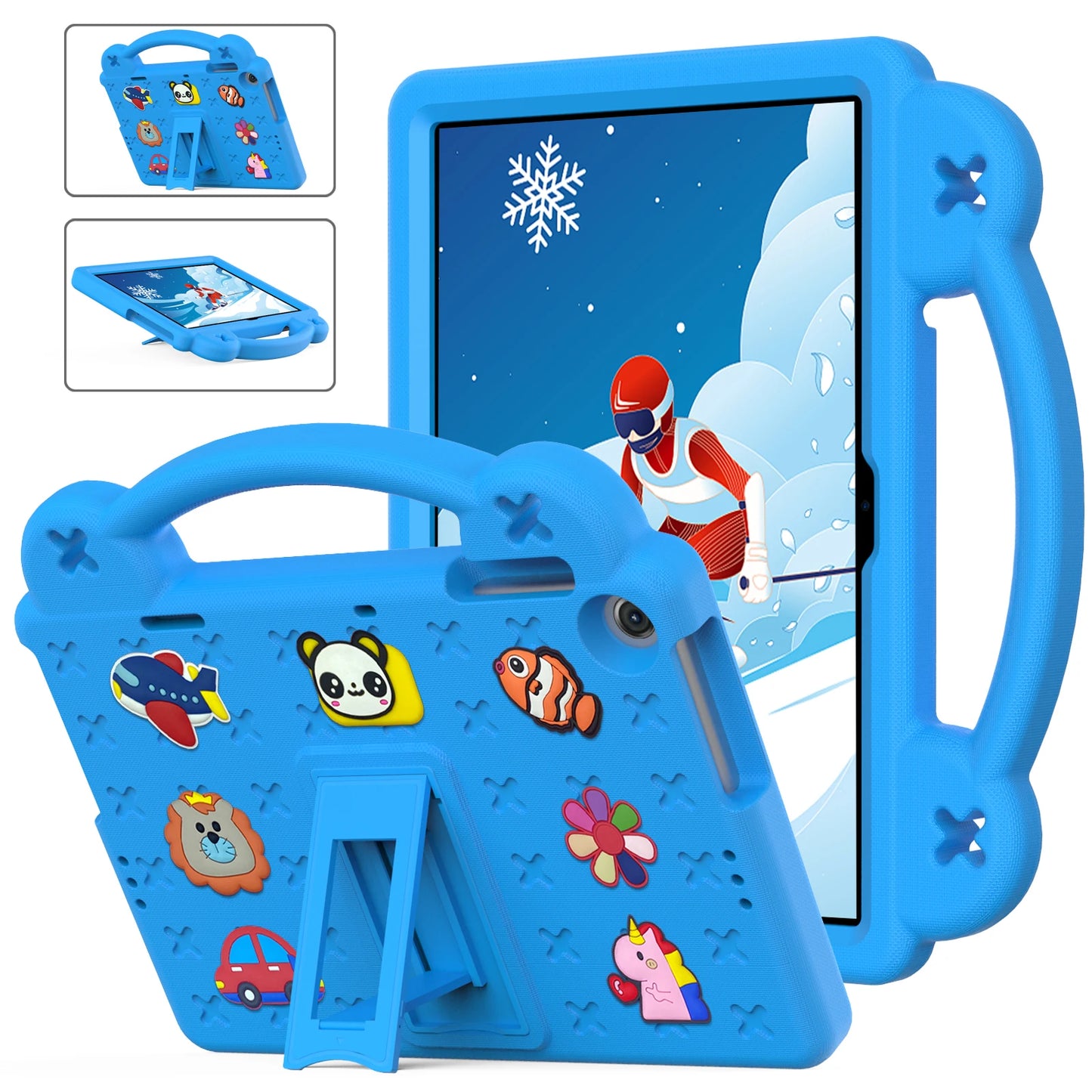 EVA Bear Stand Case For Huawei MatePad SE 10.4 10.1 Pro 10.8 12.6 T 10 10s Kids Capa Cover For MediaPad T5 10.1 M6 8.4 M5 Lite 8