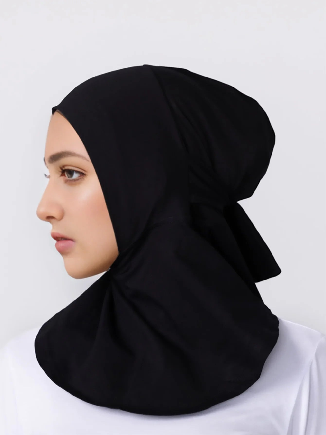 Wholesale Ready To Go wear Instant Hijab for Ladies Tie Back Premium Quality Jersey Scarf Cotton Neck Cover Muslim Woman Hijabs