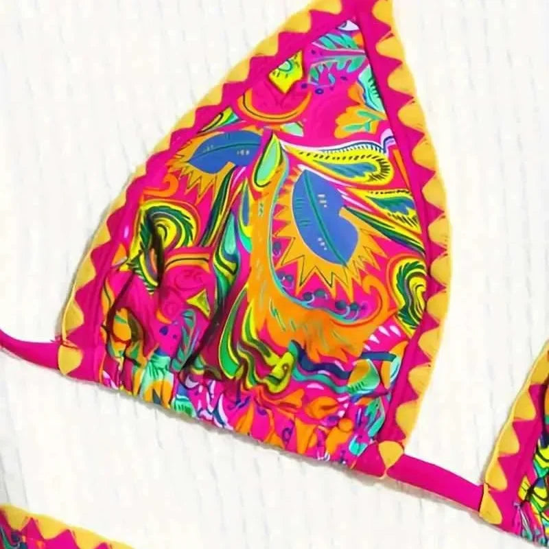 Sexy Bikini Beachwear Hot Sale Of The Season New Flower Bud Design Easy to Buy Tiotik Swimsuit Women's Fashionable Swimwear from