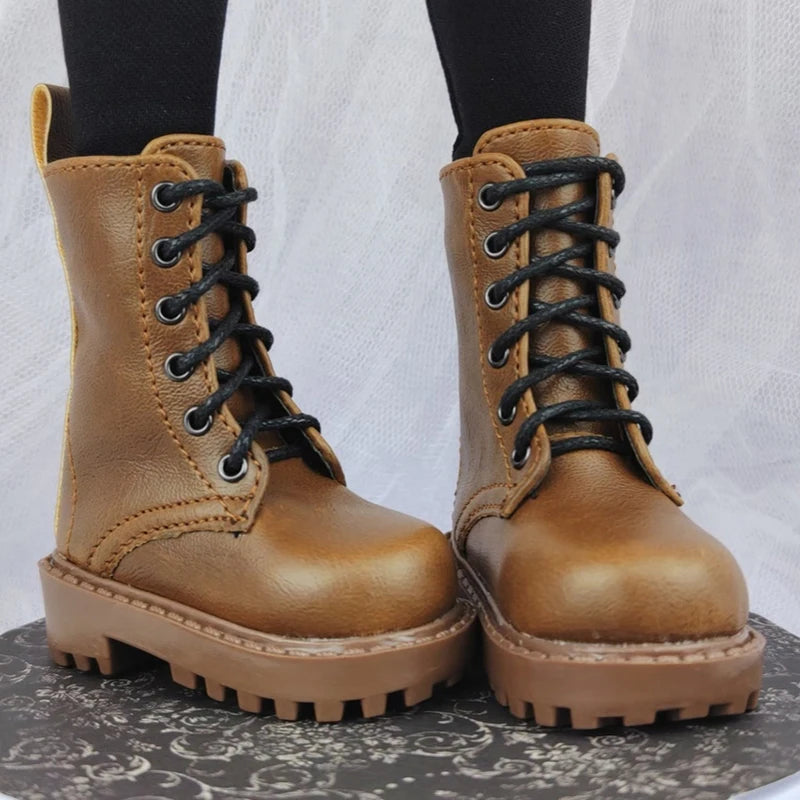 1/4 Bjd Shoes Msd Casual Punk Military Boots 1/3 Bjd Doll Snow Boots Shoes For Dollfie DREAM MID DK LUTS SOOM DOD Dollmore Luts