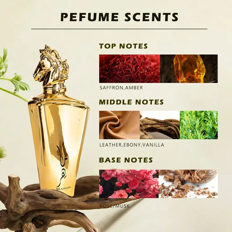 100ml Long Lasting Arabia Perfume For Women High Quality Perfumes Fragrance Floral Pheromones Men Halloween Holiday Gift