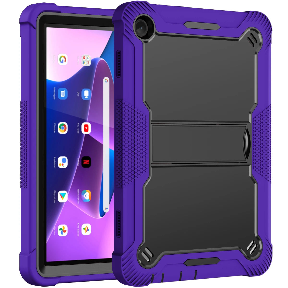 Armor Case For Lenovo Tab M10 Plus 3rd Gen 2022 10.6 TB125FU 128FU Gen3 TB328FU TB328XU HD X606F X306F Shockproof Stand Cover