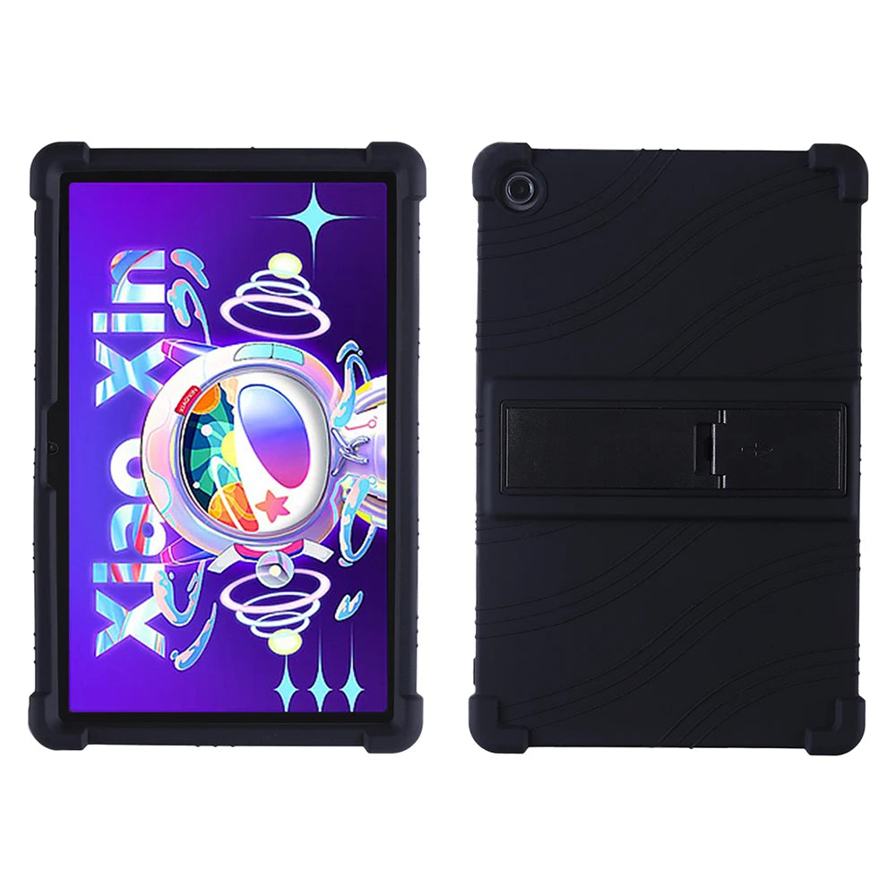 Stand Case for Lenovo Xiaoxin Pad 10.6" 2022 Tab M10 Plus 3rd Gen TB125 TB128FU XU K10 Pro TB223FC TB226XC Soft Silicone Cover