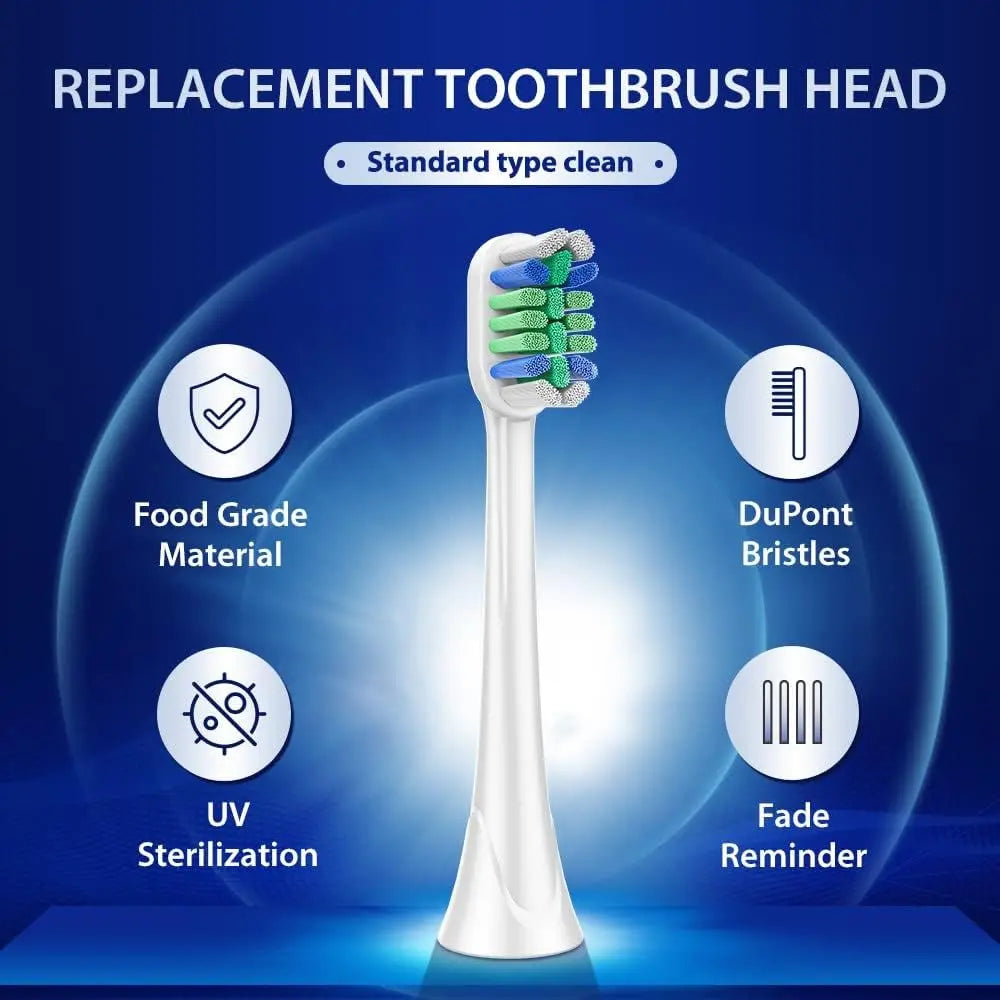 12pcs Replacement Toothbrush Heads for Philips Sonicare C3 Premium Plaque Control HX9044/65 G3 Premium Gum Care HX9054/65