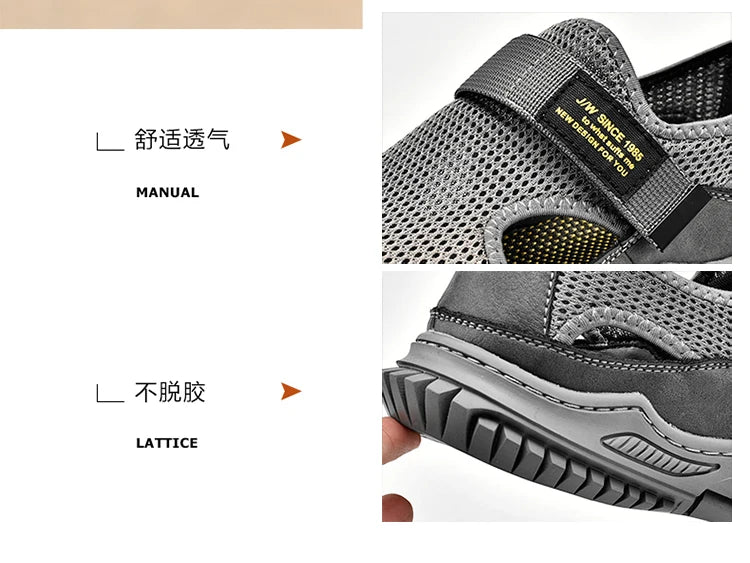 2023 New Sandals Man Fashion  Summer Breathable Outdoor Beach  Casual Comfortable Casual Shoes