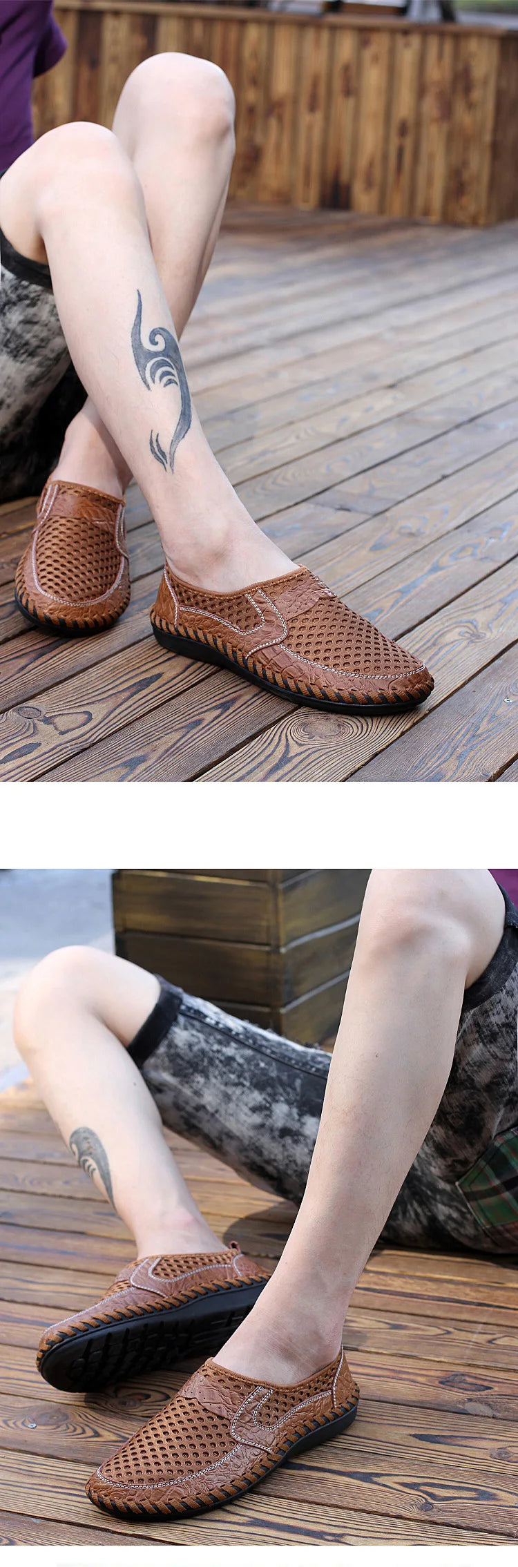 Wholesale Cheap Loafer Men Shoes Mesh Casual Men Shoes Breathable Men Leather Loafer Shoes