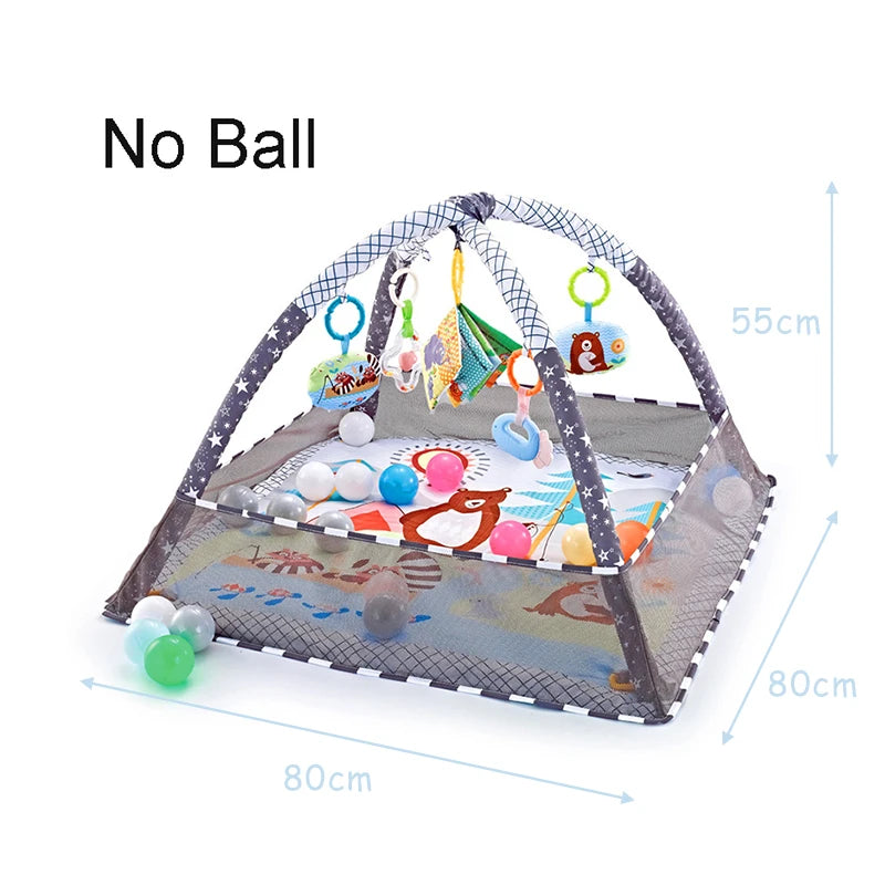 Educational Fitness Frame For Children Play Mat Rack Crawling Blanket Infant Play Rug Gift Kids Activity Mat Gym Baby Toys