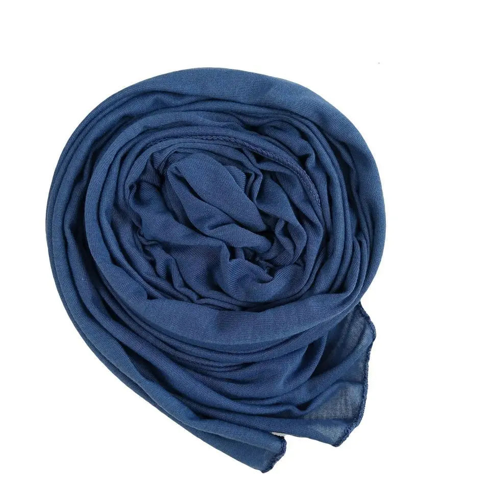 Hot Double Loop Jersey Hijabs Instant Hijab Scarf Women Muslim Headscarf Cotton Shawls Islamic Bandana Turbans for Women Turban