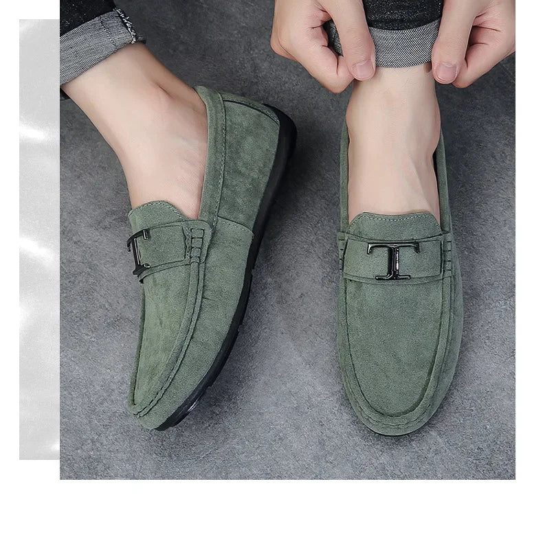 Tênis Brand Men Shoes  New Men Casual Shoes Allmatch Loafer Shoe Men Fashion Business Shoe Fashion Soft Sole Social Shoe 2024