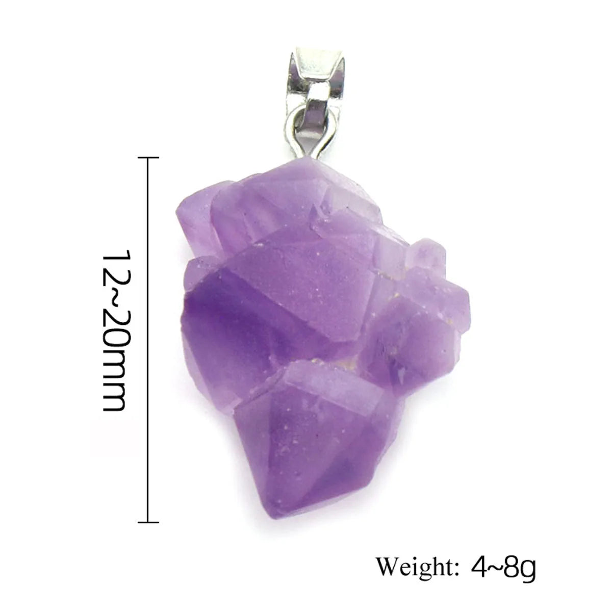 5pc Natural Stone Pendants Irregular Amethysts Crystal Charms for Jewelry Making Diy Women Necklace Earring Reiki Healing Gifts