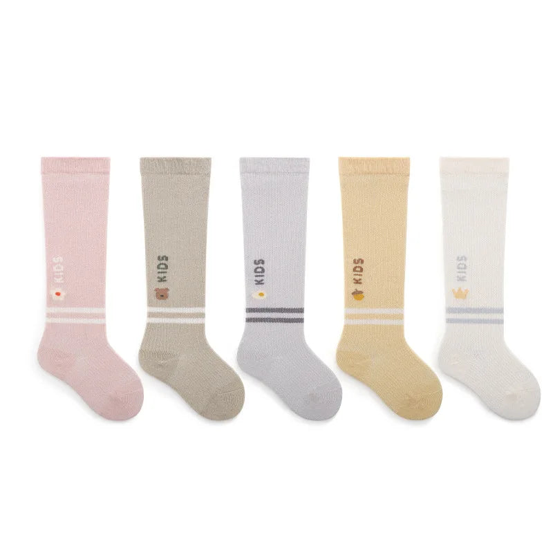 Summer Lovely Baby Socks Thin Newborn Over-Knee Long Tube Cotton Stockings Infant Anti-mosquito Socks