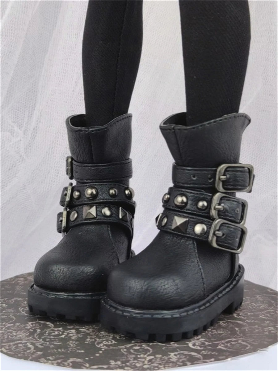 1/4 Bjd Shoes Msd Casual Punk Military Boots 1/3 Bjd Doll Snow Boots Shoes For Dollfie DREAM MID DK LUTS SOOM DOD Dollmore Luts