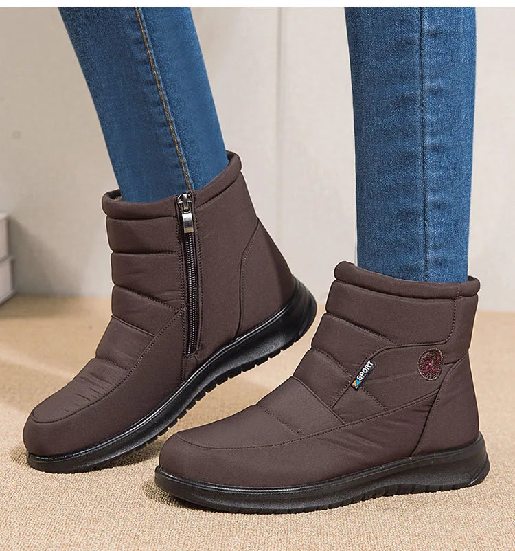 Women Boots 2022 Winter Shoes For Women Ankle Boots Waterproof Snow Boots Black Short Winter Botas Mujer Casual Botines Female