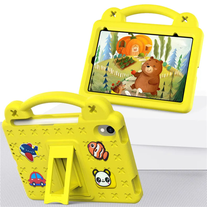 EVA Bear Stand Case For iPad 10th Air 4 5 10.9 Pro 11 10.5 9.7 2017 2018 Air 3 2 1 10.2 7-8-9th Kids Cover For Mini 1 2 3 4 5 6