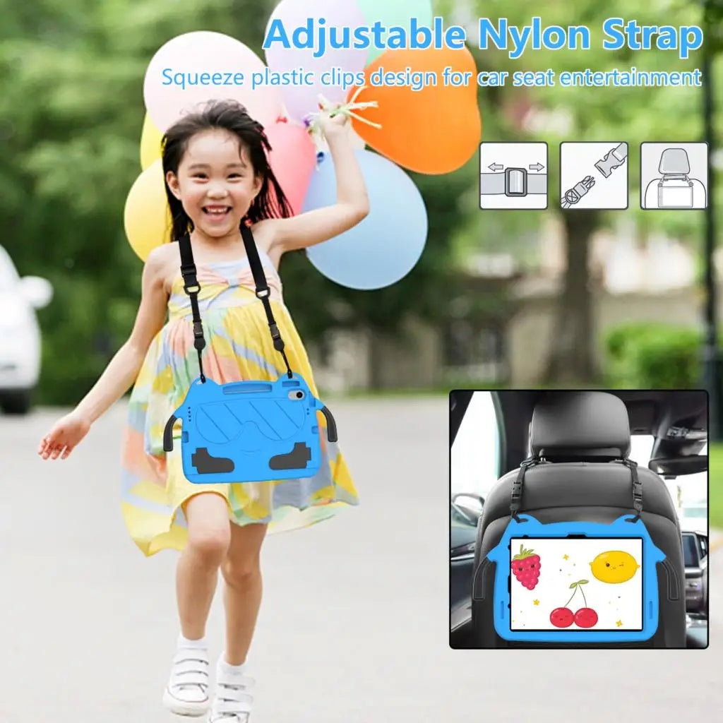 EVA Case for iPad 10.2 10.5 Air 3 10.9 Air 4 5 Pro 11 Kids Safe Cover For iPad 10.9 2022 Kickstand Shockproof With Pencil Holder