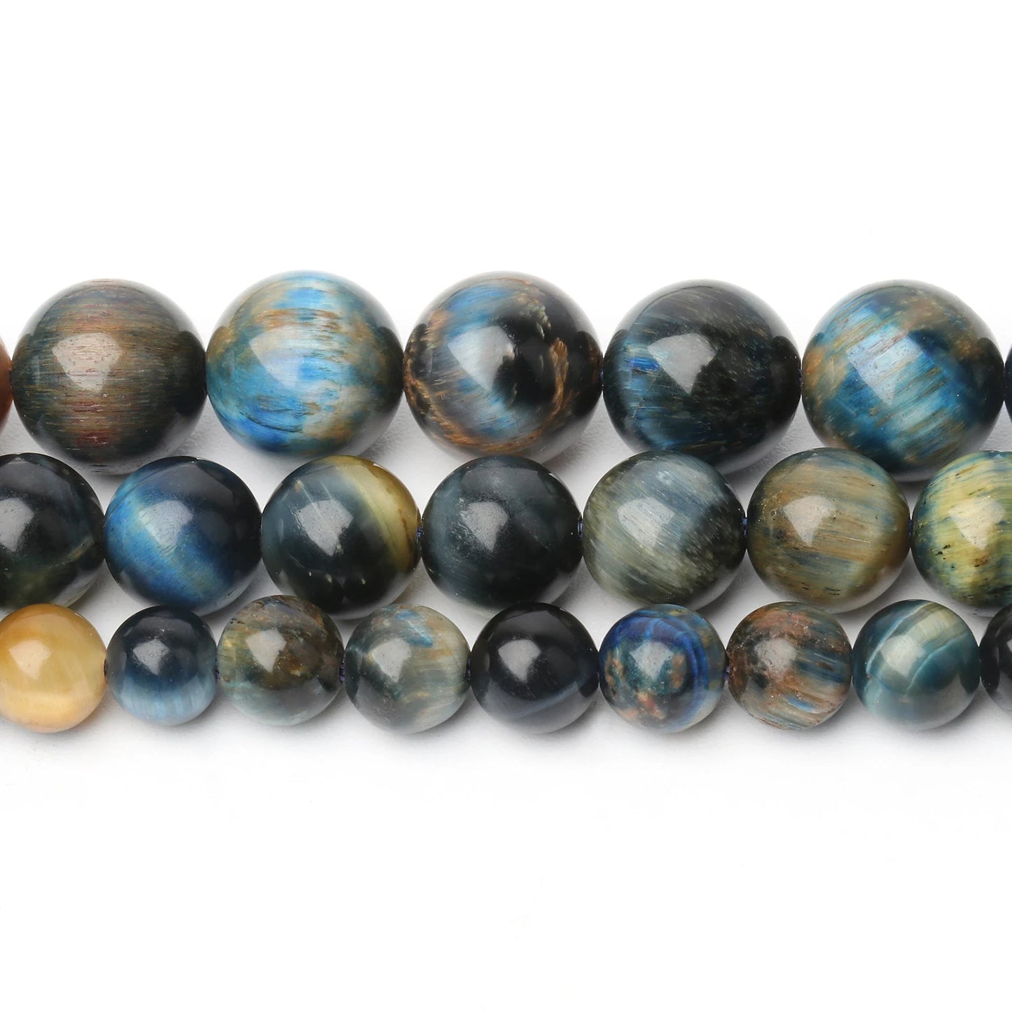 6/8/10mm AAA Blue Tiger Eye Beads Natural Stone Round Loose Spacer Beads For Jewelry Making Supplies Diy Charms Bracelets 15''