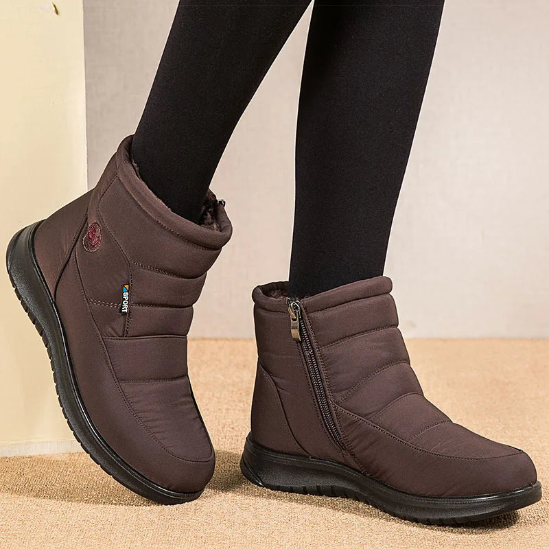 Women Boots 2022 Winter Shoes For Women Ankle Boots Waterproof Snow Boots Black Short Winter Botas Mujer Casual Botines Female