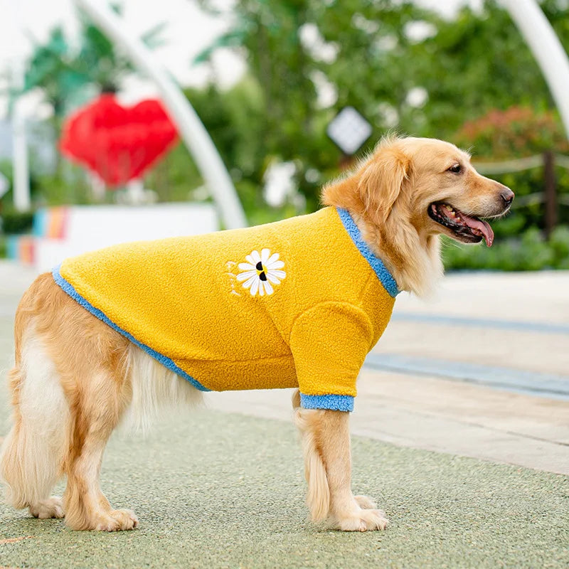 Dog Clothes for Large Dogs Fleece Dog Hoodies Autumn Winter Pet Dog Pajamas Big Dogs Coat Golden Retriever Labrador Costumes