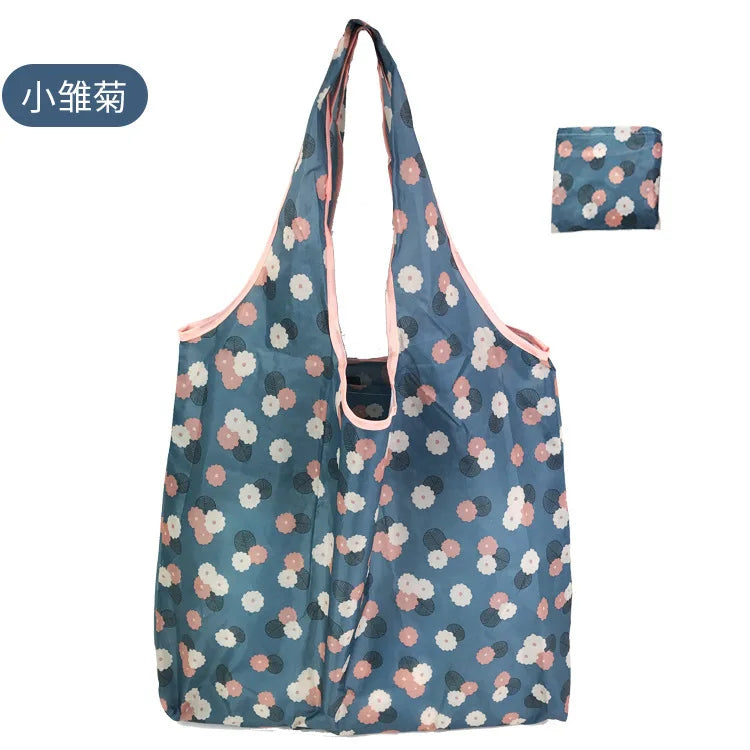 Large Shopping Bag Reusable Eco Bag Grocery Package Beach Toy Storage Bags Shoulder Shopping Pouch Foldable Tote Pouch Package