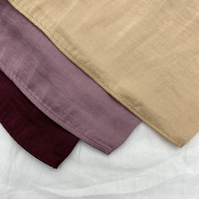 Premium Velvet Satin Chiffon Hijab Scarf Women Luxury Soft Plain Shawl For Women Muslim Hijabs Turban Femme Chic  Ramadan