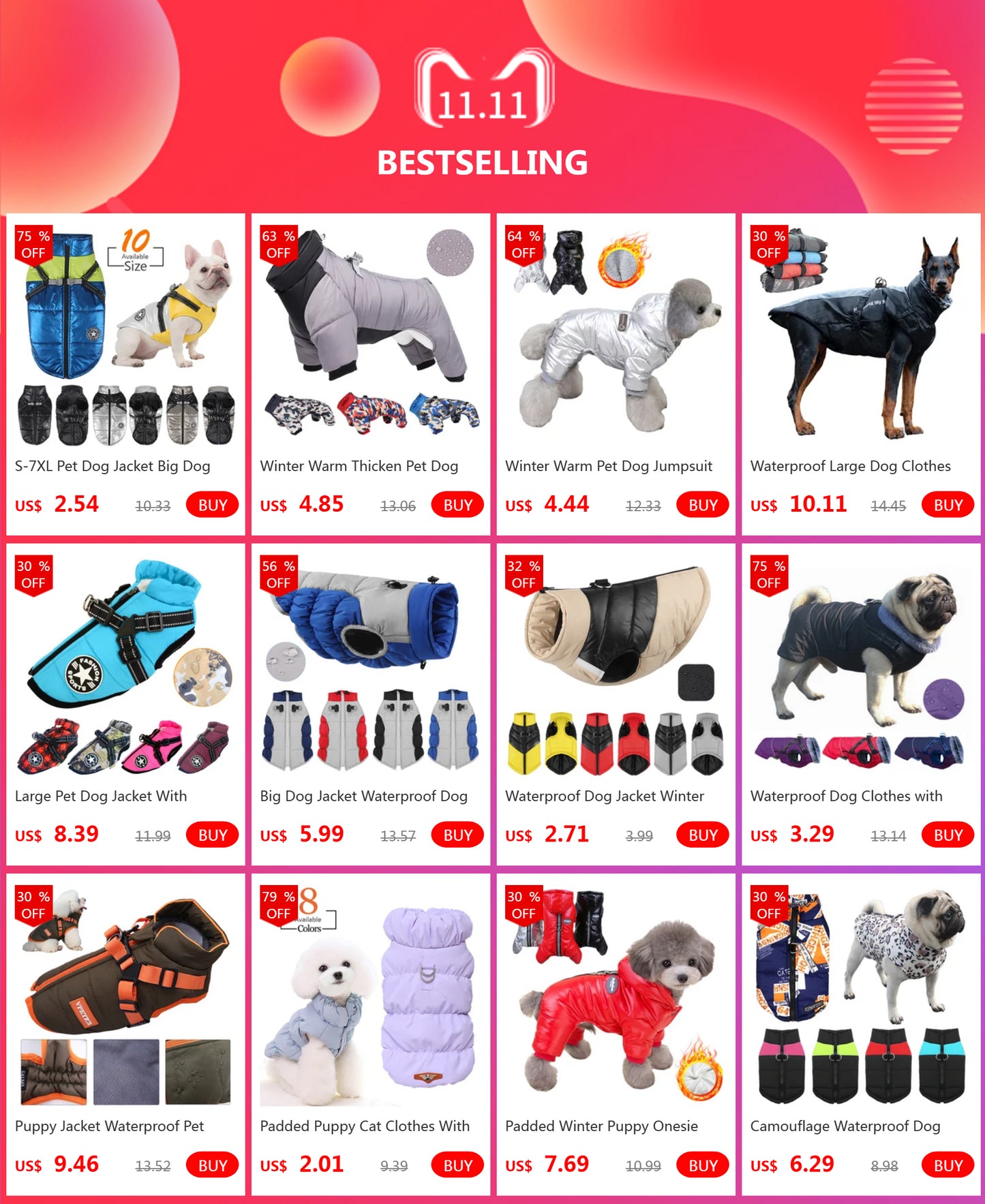 Winter Pet Jacket Warm Fleece Lining Clothes For Large Dogs Big Dog Coat Waterproof French Bulldog Pug Costume Labrador