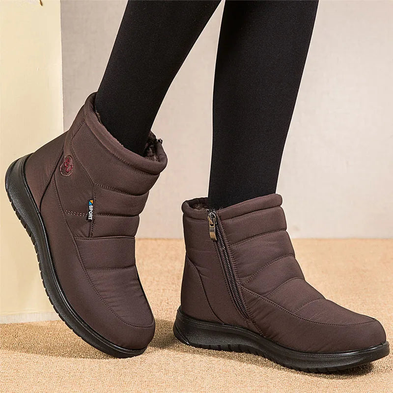 Women Boots 2022 Winter Shoes For Women Ankle Boots Waterproof Snow Boots Black Short Winter Botas Mujer Casual Botines Female