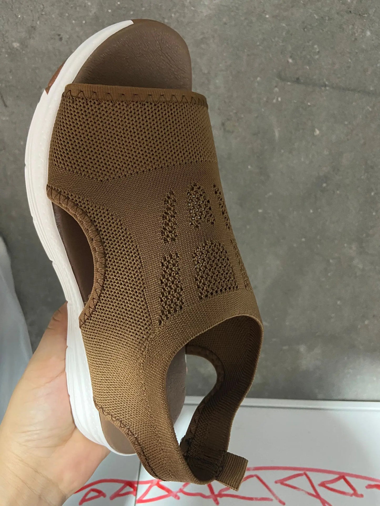 Women Summer Shoes 2023 Mesh Fish Platform Sandals Women's Open Toe Wedge Sandals Ladies Light Casual Shoes Zapatillas Muje